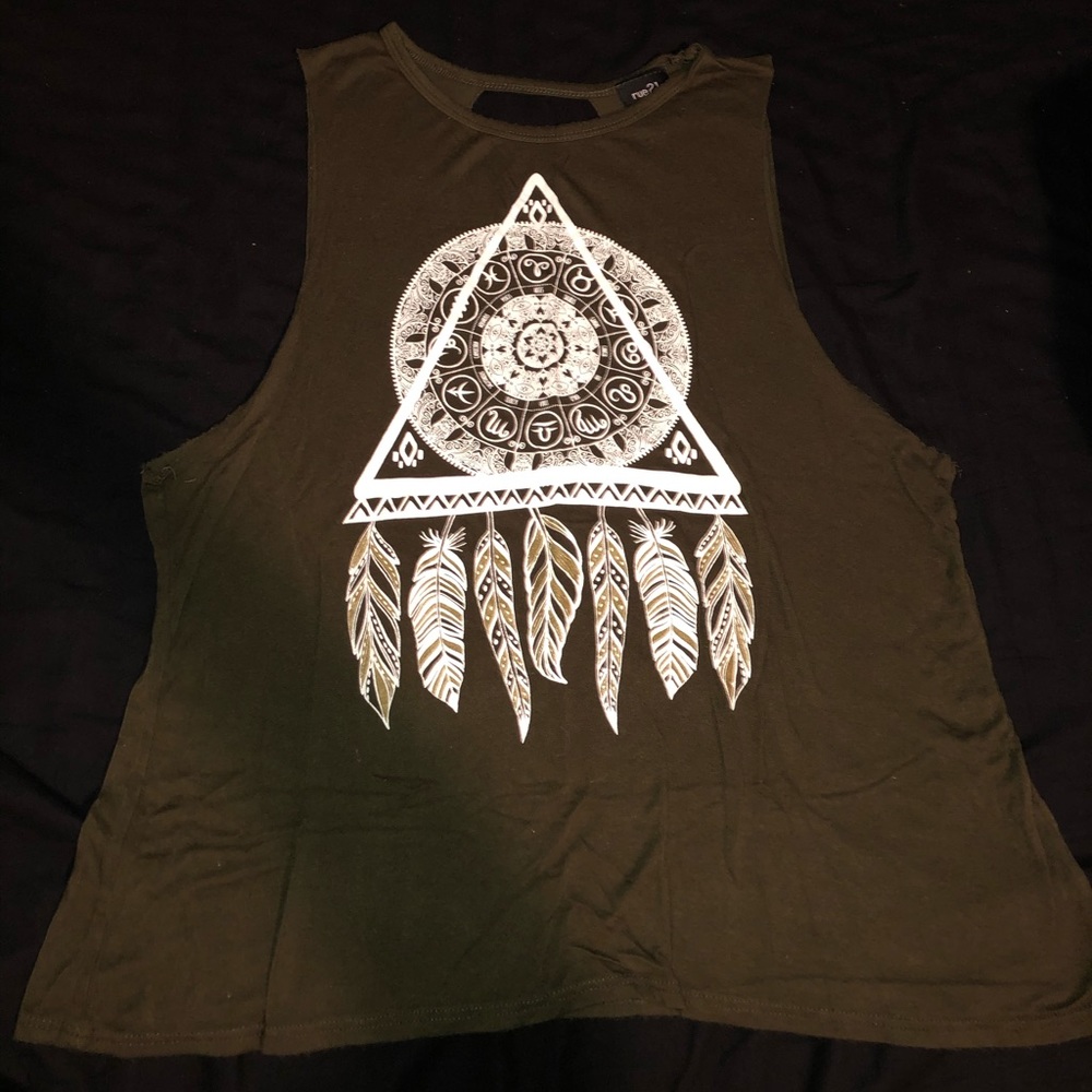 Green tank top